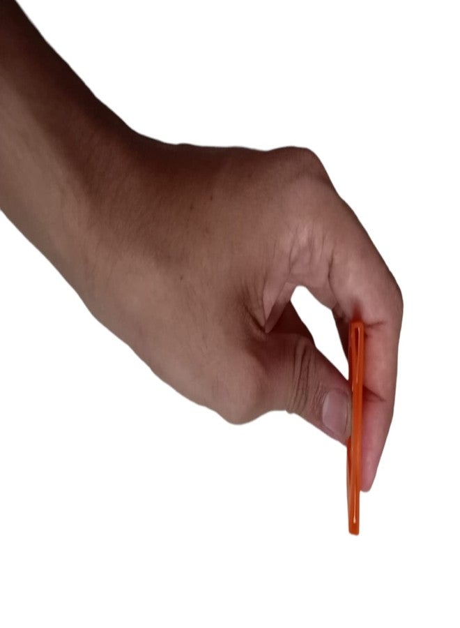 Kidultz Luggage Tags with Premium Strap for Travel suitcases, School Bags, etc..for Easily Identification of Bags(Pack of 5) (Orange) - Image 4